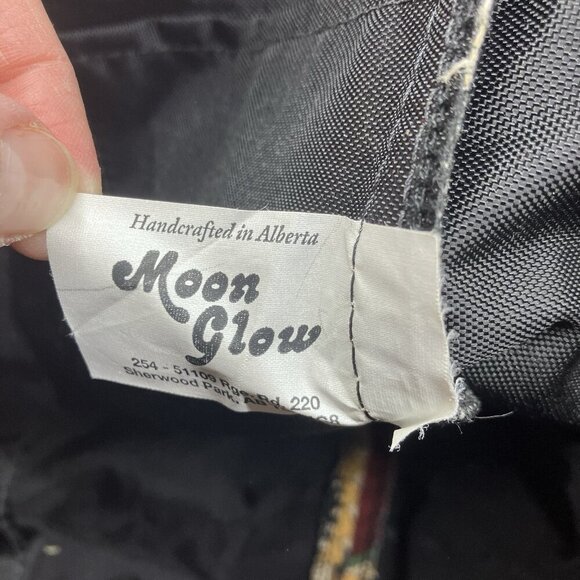 Vintage Moon Glow Shoulder Bag Handmade Sunflower Garden Granny Beehive - Picture 8 of 11